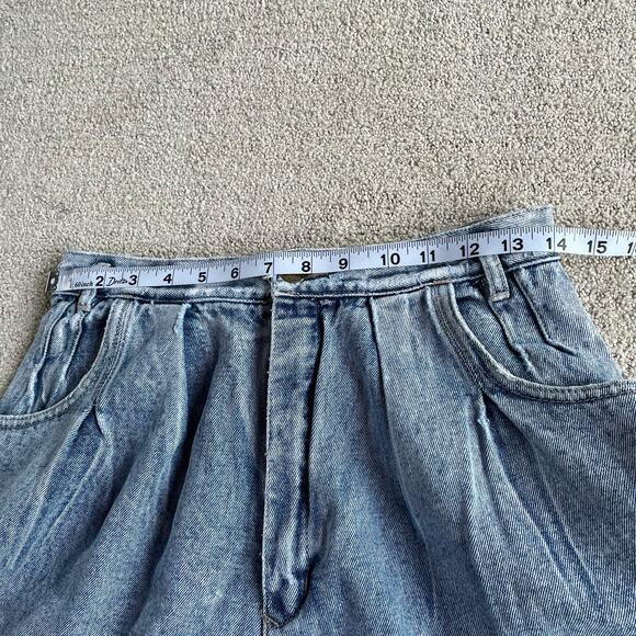 🔥VTG Palmetto’s Acid Wash Tapered Leg High Waist Crease Mom’s Jeans Waist 28” - Picture 11 of 16